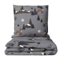 Leonado Vicenti Bettwäsche 135x200 cm Grau Fleece Winter Design Bild 2