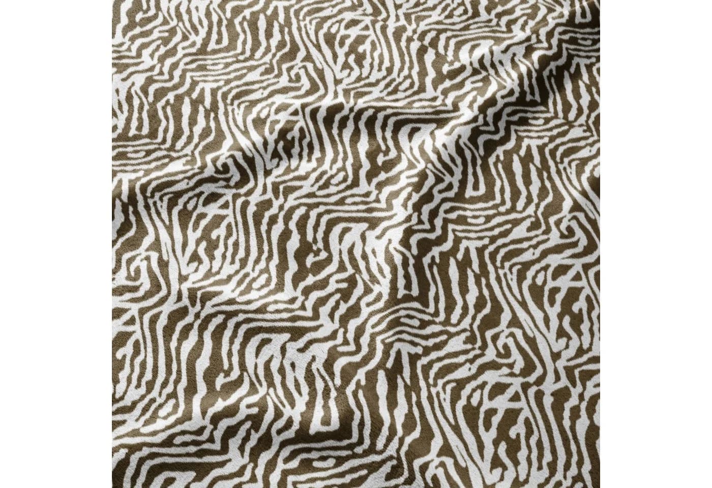 Leonado Vicenti Bettwäsche Fleece Leopardenmuster Braun Weiss 4-teilig - Bild 4