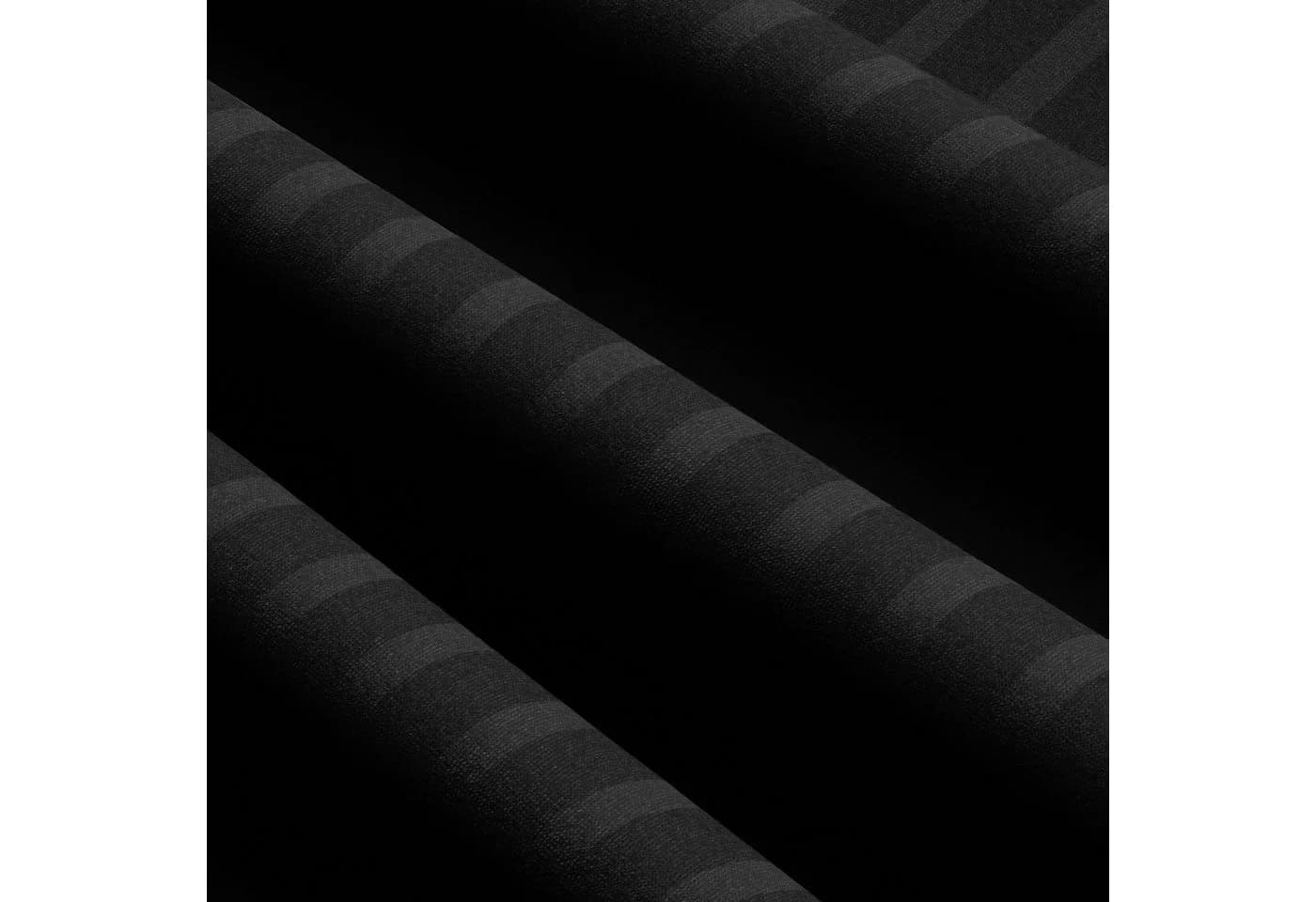 Leonado Vicenti Bettwäsche Set Satin Schwarz 2-teilig mit Reißverschluss - Bild 5