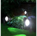 FHS LED Gartenleuchte 3er Set Solarleuchte mit Dämmerungssensor Bild 2
