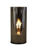OTTO home LED Tischleuchte IRELLA Spiegelglas rotierendes Motiv rot Bild 2