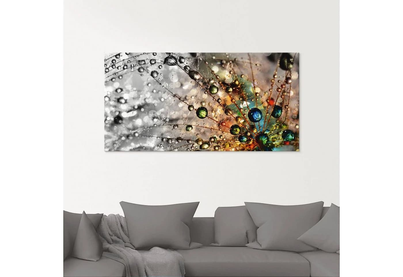 Artland Glasbild Farbenfrohe Natur Bunt Modernes Wanddekor - Bild 3