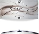 Artland Wanduhr Abstraktes Design Silber Bild 1