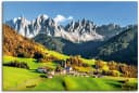 Artland Wandbild Santa Maddalena Alpen Berge Bild 2