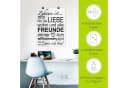 ARTLAND Wandbild "Wo die Liebe wohnt" Grau Leinwand Poster Bild 4