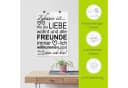 ARTLAND Wandbild "Wo die Liebe wohnt" Grau Leinwand Poster Bild 5