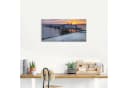 Artland Wandbild RÜGEN Seebrücke Sonnenaufgang Alu/Leinwand Bild 1