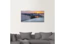 Artland Wandbild RÜGEN Seebrücke Sonnenaufgang Alu/Leinwand Bild 3