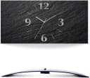 Artland Wanduhr Schiefer Aluminium Lautlos Quarz oder Funkuhrwerk Bild 2