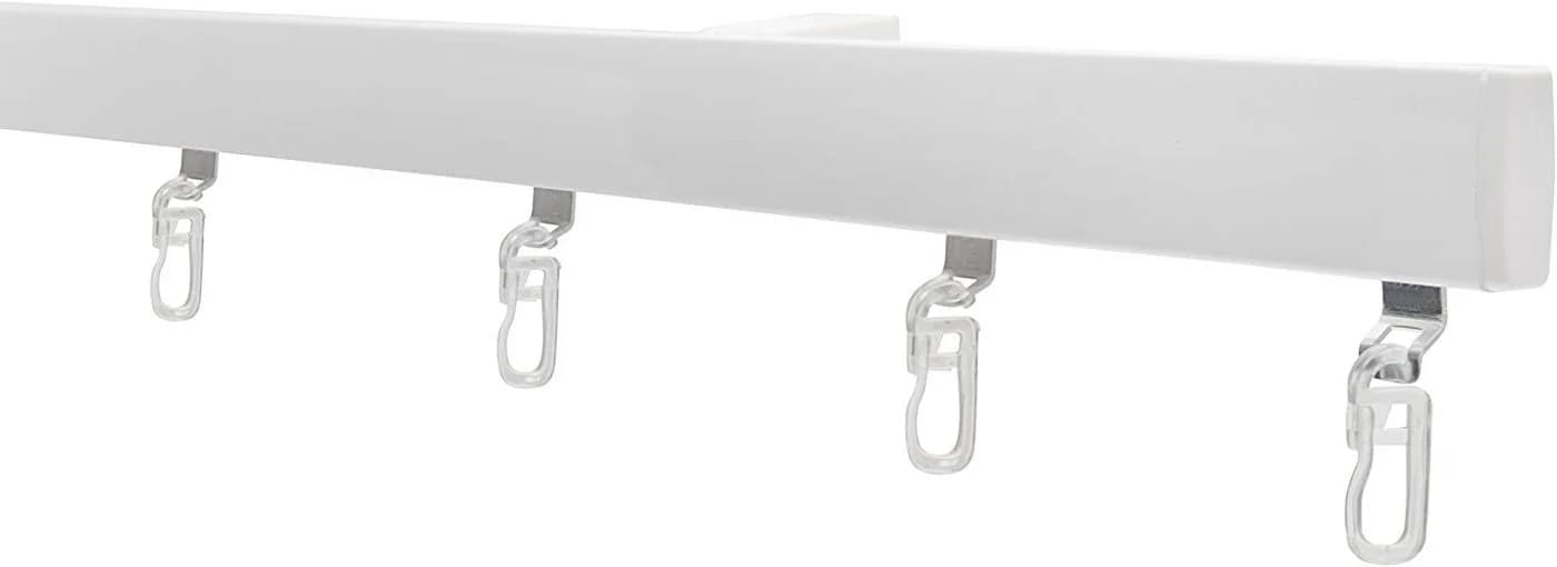 Garduna SmartGlide! Gardinenschiene Weiß Aluminium 1-läufig - Bild 2