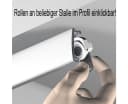 Garduna SmartGlide! Gardinenschiene Weiß Aluminium 1-läufig Bild 3
