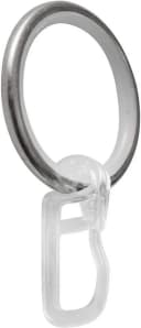 Garduna Gardinenring Edelstahl-Optik Set 20 Stk. für 16 & 20mm Stangen Bild 2