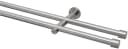 Garduna Gardinenstange 16mm 2-läufig Metall Silber Bild 3