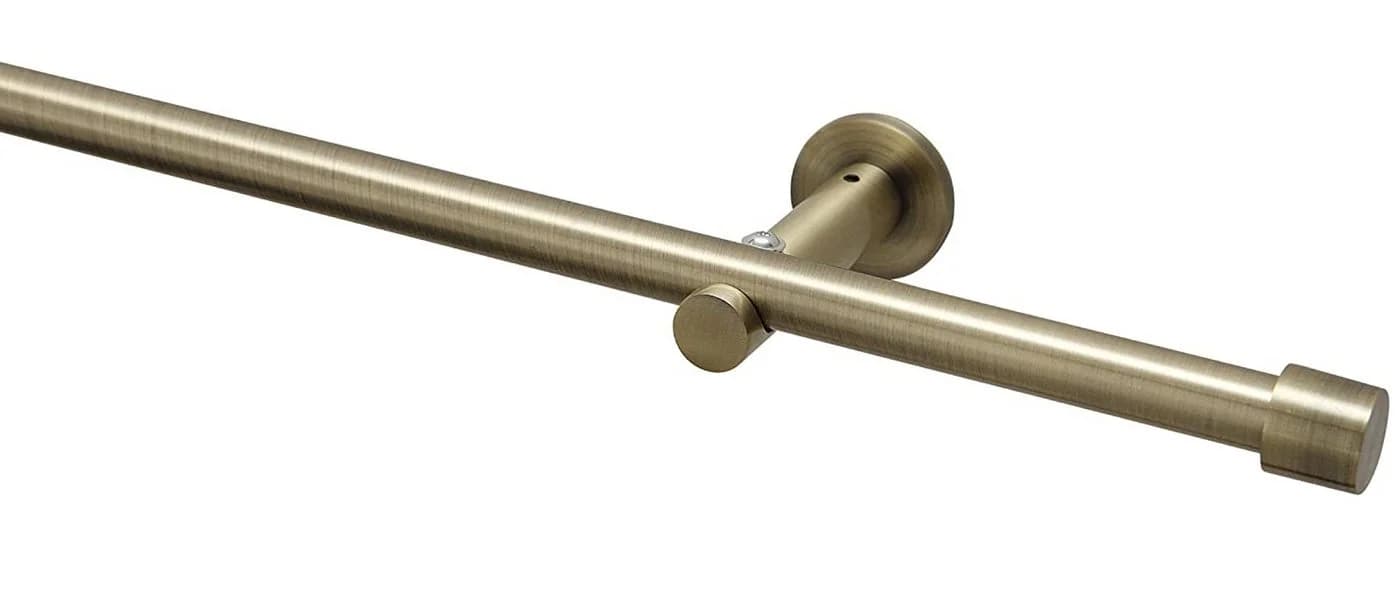Garduna Gardinenstange 16mm 2-läufig Metall Silber - Bild 5