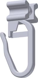 Garduna Gardinengleiter X-Gleiter, Set 200 Stück, Kunststoff Bild 1