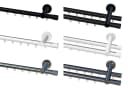Garduna Gardinenstange Ø 20mm Innenlauf Komplettset inkl. X-Gleiter in Profilfarbe, 2-läufig, kürzbar, Metall Bild 2