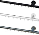Garduna Gardinenstange Innenlauf System Ø 20mm mit X-Gleiter kürzbar Metall Bild 2