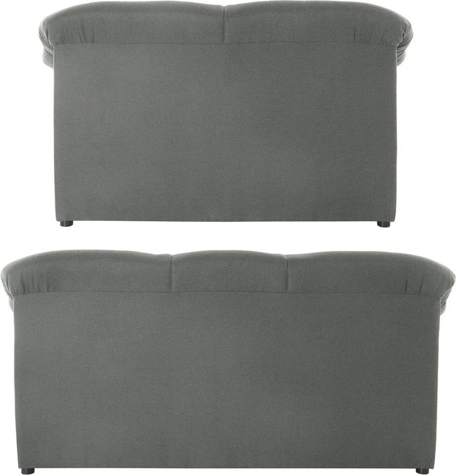 DOMO COLLECTION Polstergarnitur Pegnitz Grau 3-Sitzer & 2-Sitzer Set - Bild 5