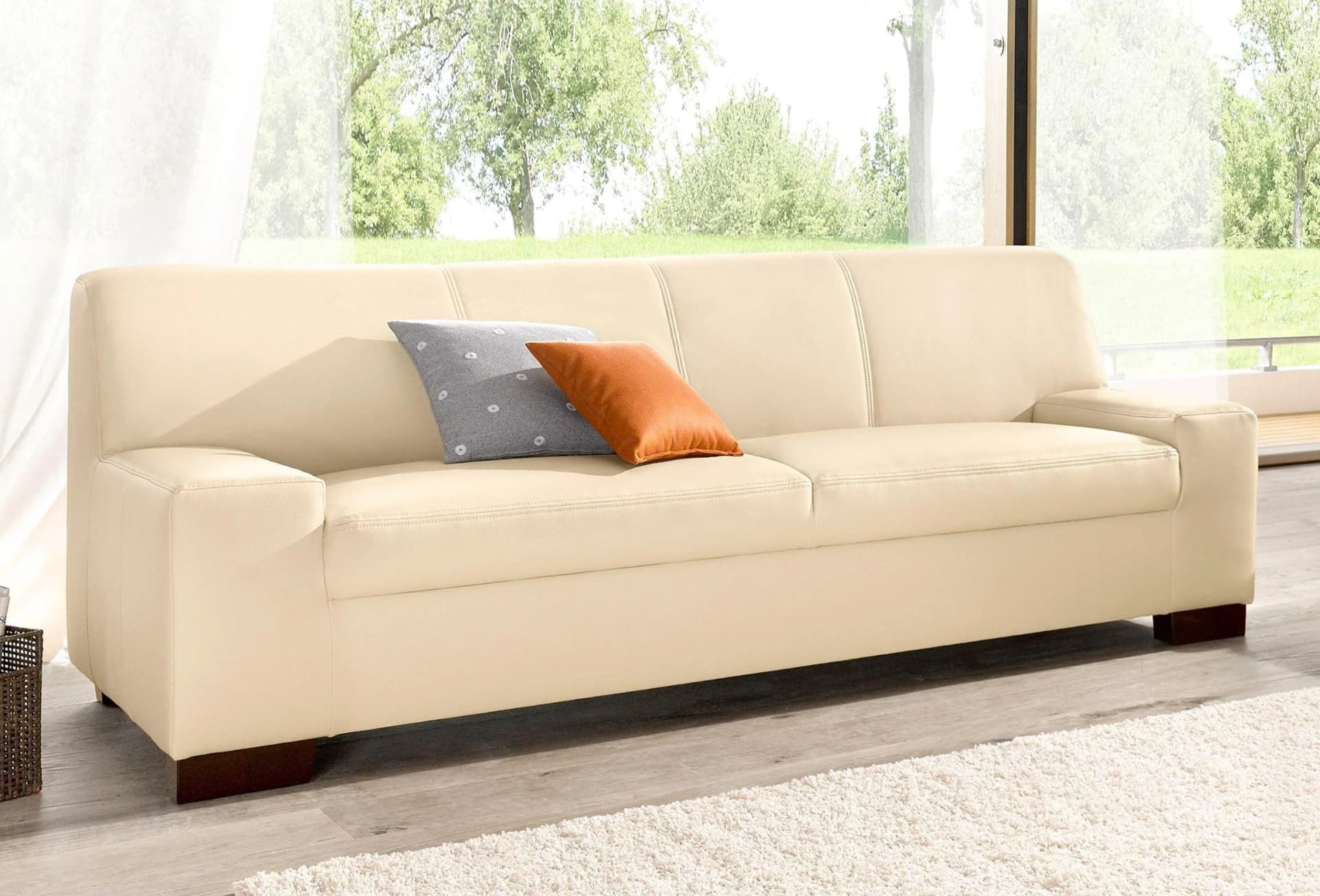 DOMO COLLECTION 2-Sitzer Sofa Norma Top Beige Modern