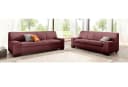 DOMO COLLECTION Polstergarnitur Norma Top 2+3 Sitzer Rot Kunstleder Bild 1