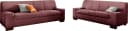 DOMO COLLECTION Polstergarnitur Norma Top 2+3 Sitzer Rot Kunstleder Bild 5