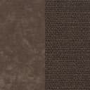 DOMO COLLECTION Flores Hocker Braun Naturleder & Kunstleder Bild 3