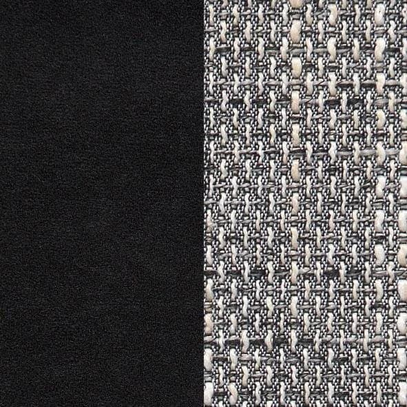 DOMO COLLECTION Ecksofa PB Moric L-Form Schwarz/Weiß-Grau - Bild 5