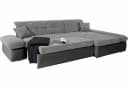 DOMO collection Ecksofa Moric L-Form mit Bettfunktion und Armlehnenverstellung Bild 1