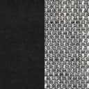 DOMO COLLECTION Moric U-Form Wohnlandschaft Grau Schwarz Weiß Bild 4