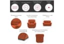 DOMO COLLECTION Lale 3-Sitzer Sofa Anthrazit Microfaser Bild 3
