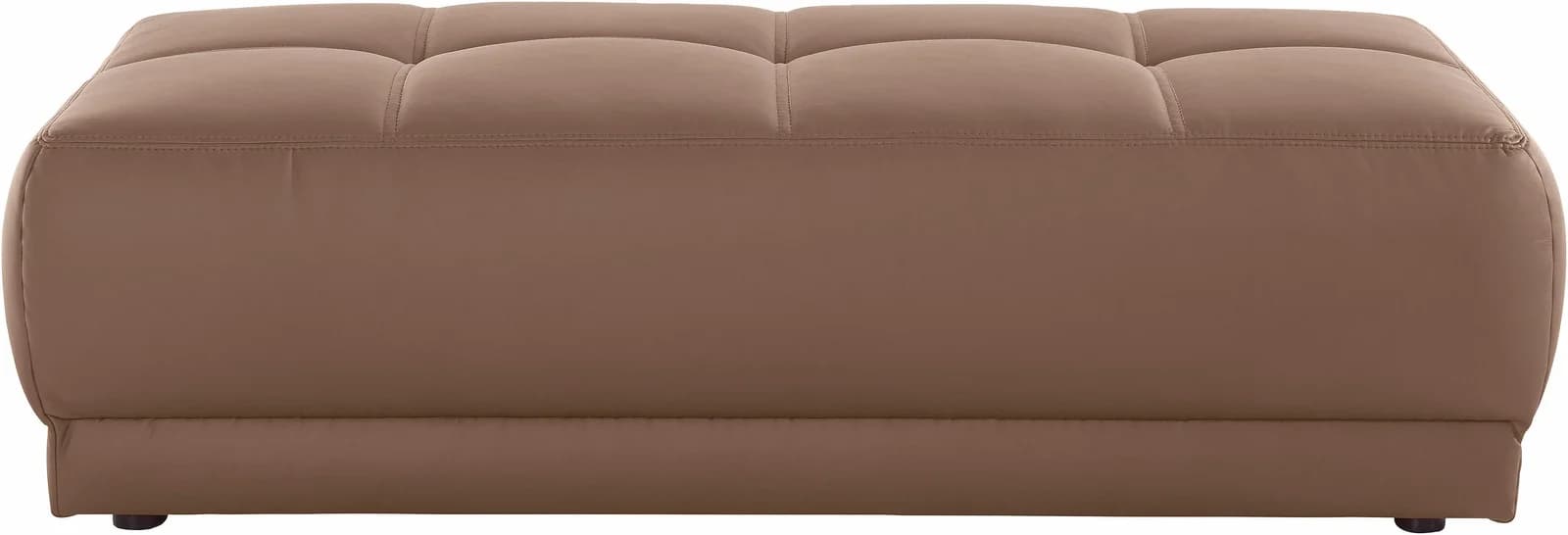 DOMO COLLECTION Hocker Ava Braun Kunstleder Modern