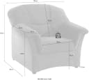 DOMO COLLECTION Sarafina Sessel Terrakotta Microfaser Bild 3