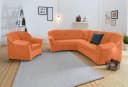 DOMO COLLECTION Sarafina Sessel Terrakotta Microfaser Bild 4