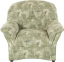 DOMO Collection Sessel Bahia Grün Microfaser mit Armlehnen Bild 2