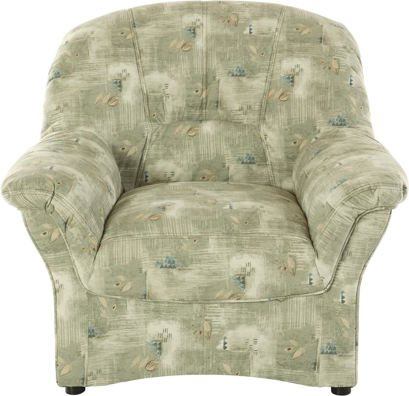 DOMO Collection Sessel Bahia Grün Microfaser mit Armlehnen - Bild 2