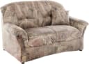 DOMO collection 2-Sitzer Bahia Sofa Microfaser Braun Bild 2