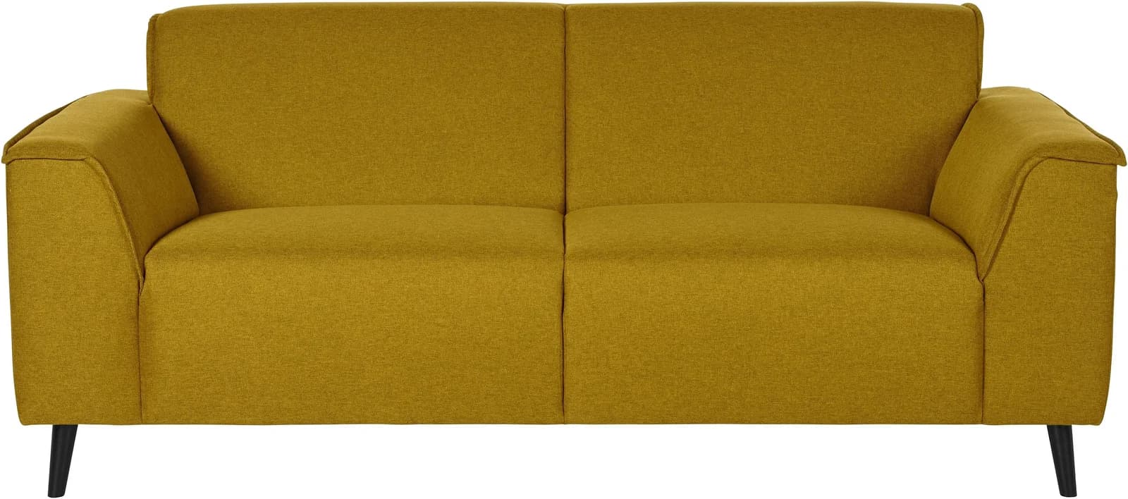 DOMO COLLECTION Sofa Amora 2,5-Sitzer Gelb mit Federkern