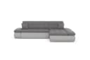 DOMO collection Ecksofa MORIC grau mit Bettfunktion und Armlehnenverstellung Bild 3