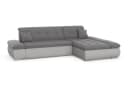 DOMO collection Ecksofa MORIC grau mit Bettfunktion und Armlehnenverstellung Bild 5