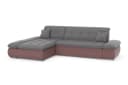 DOMO collection Ecksofa MORIC 300x172 cm mit Armlehnenverstellung Beere/Grau Bild 5