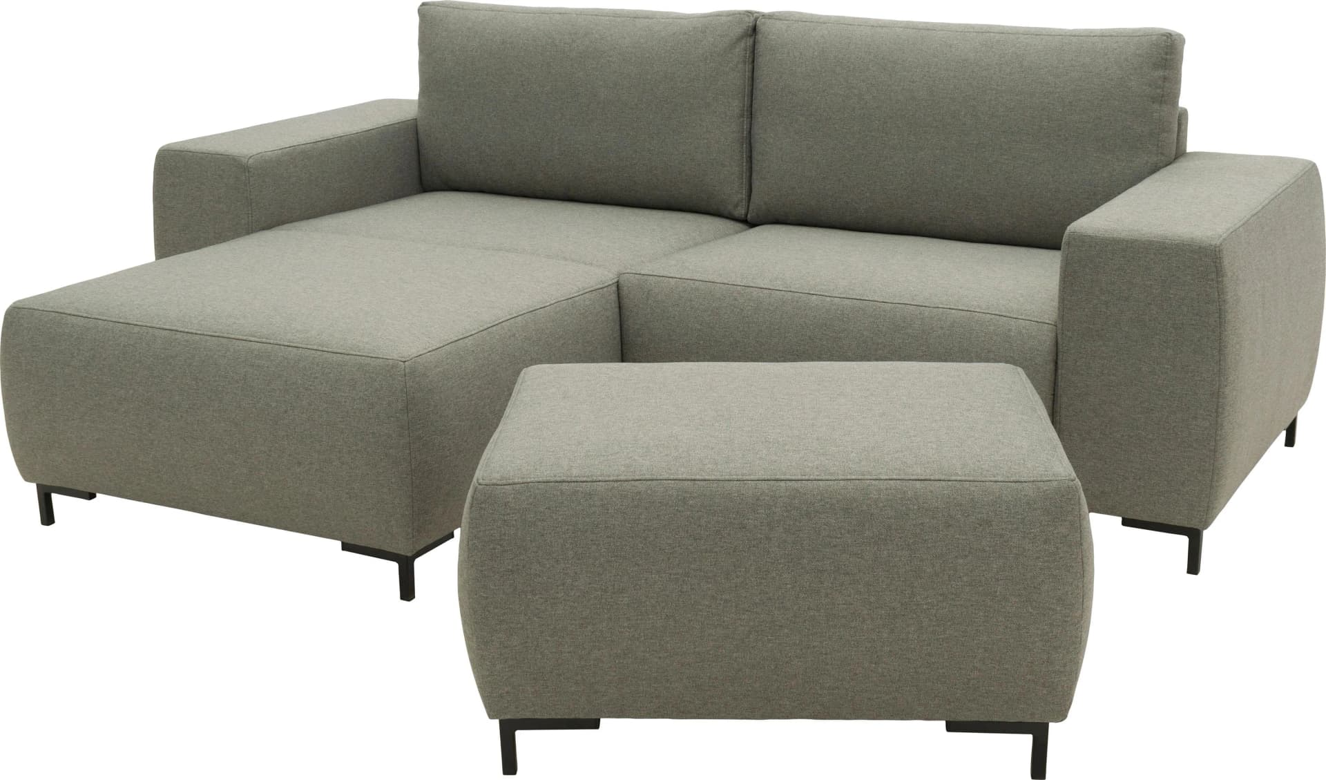 LOOKS BY WOLFGANG JOOP Ecksofa Looks VI L-Form Grau Modern
