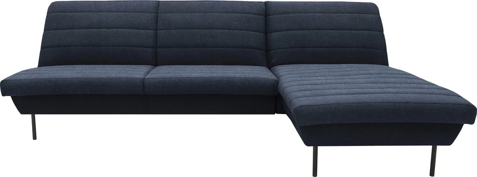 Modernes Ecksofa in Blau aus Polyester