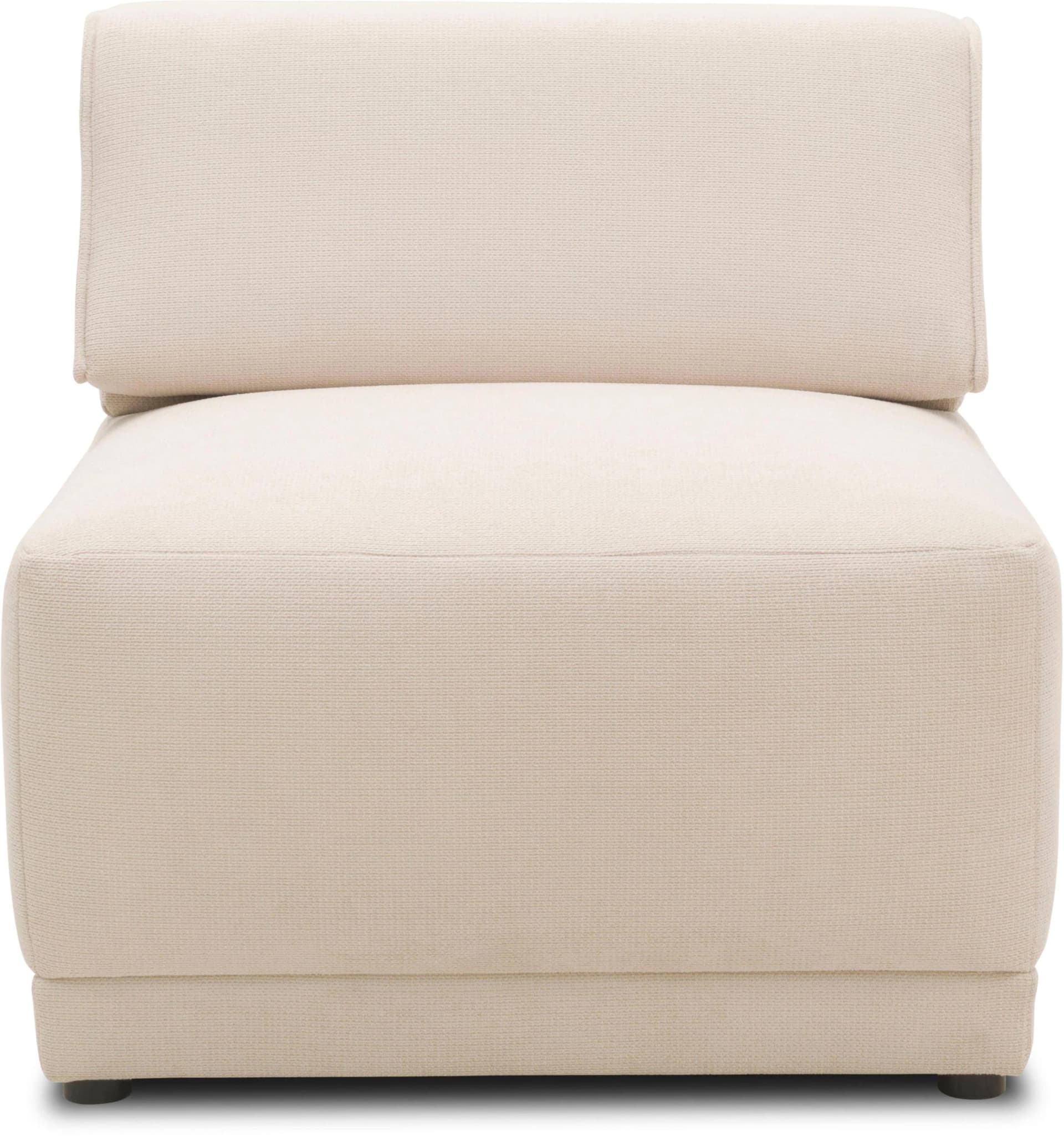 Sofaelement DOMO COLLECTION 800007 Creme Microfaser