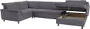 DOMO COLLECTION Wohnlandschaft Franzi Grau mit Bettfunktion Bild 3