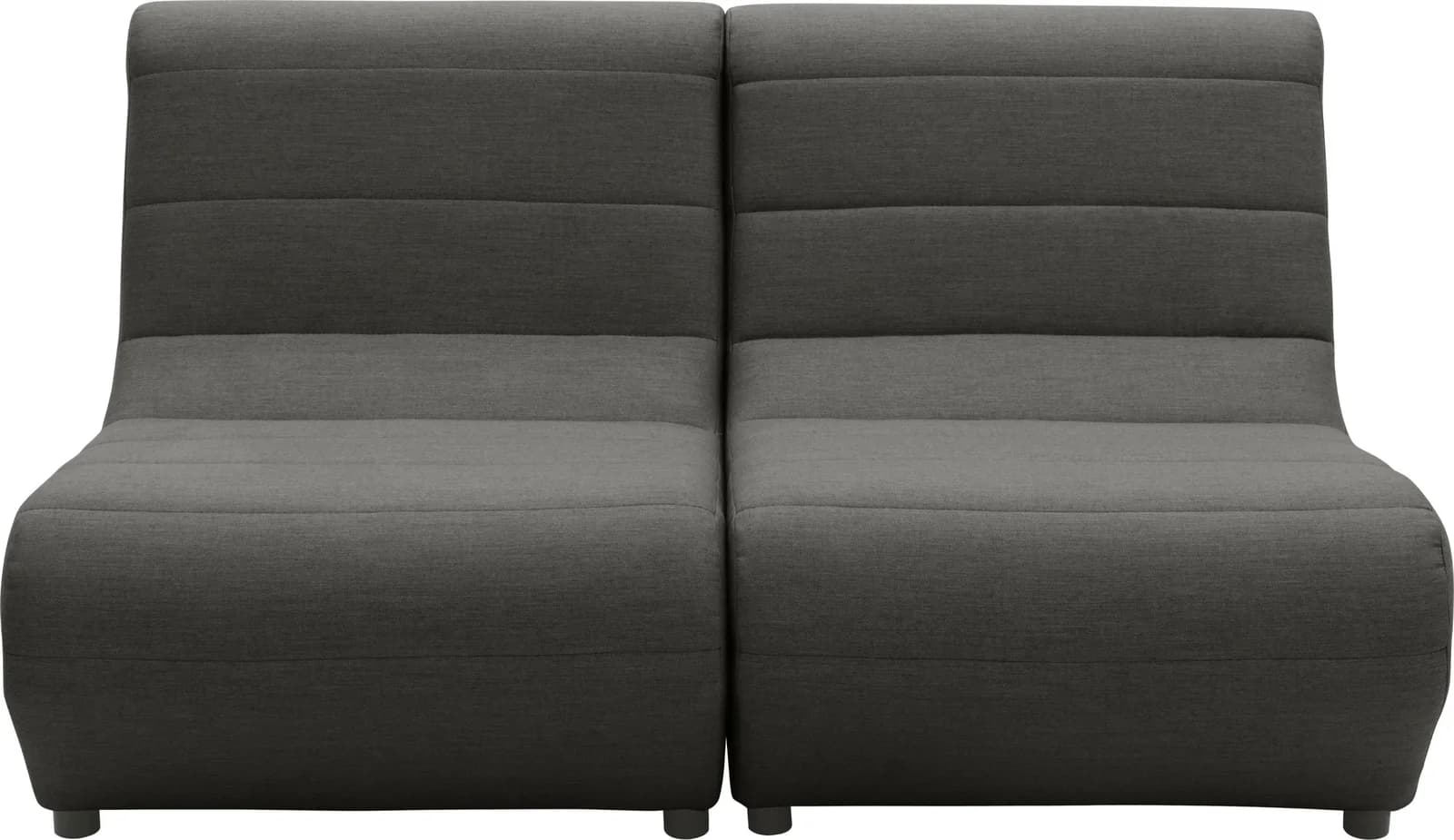 DOMO COLLECTION 2-Sitzer Soleil Outdoor Sofa Grau