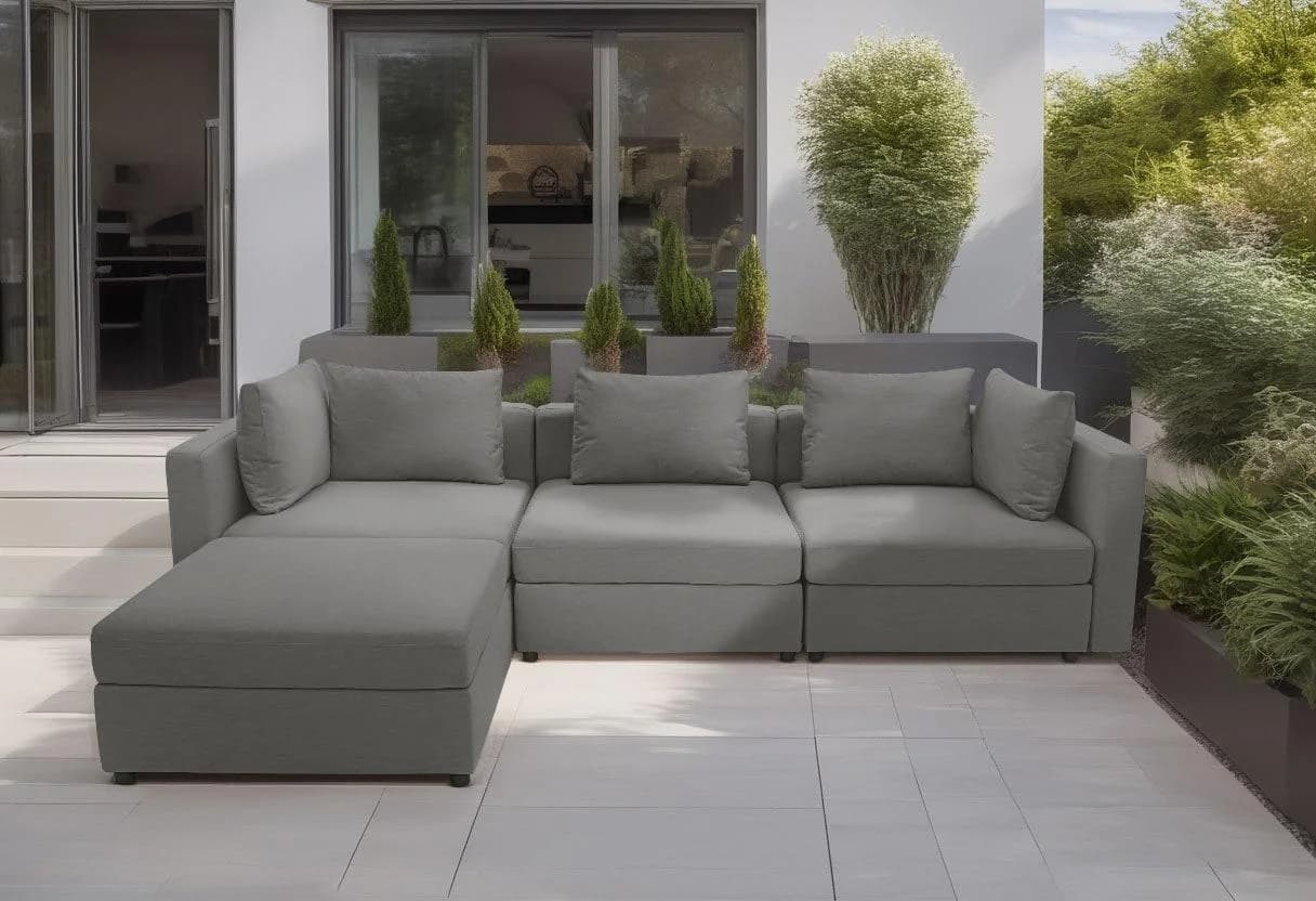 DOMO COLLECTION Sofa-Eckelement Solskin Anthrazit