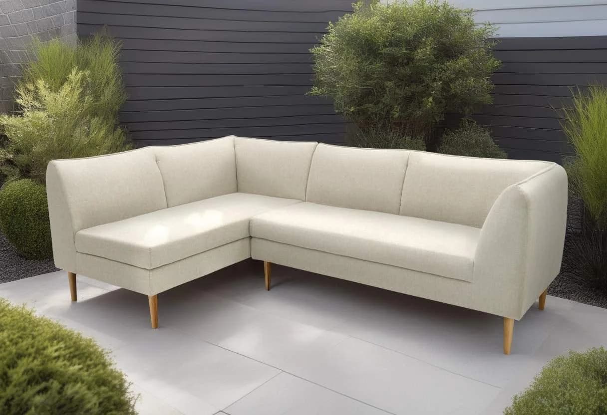 DOMO COLLECTION Sofa-Eckelement "Filho" Beige Outdoor