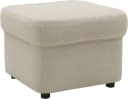 DOMO COLLECTION Flores Hocker Creme Polyester Bild 2