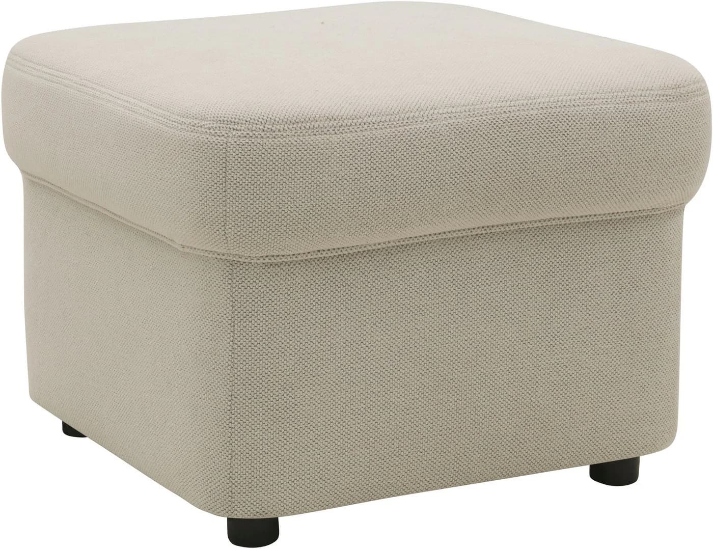 DOMO COLLECTION Flores Hocker Creme Polyester - Bild 2