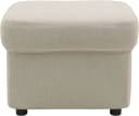 DOMO COLLECTION Flores Hocker Creme Polyester Bild 3